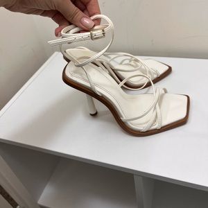 Zara white sandals (popular pair)
